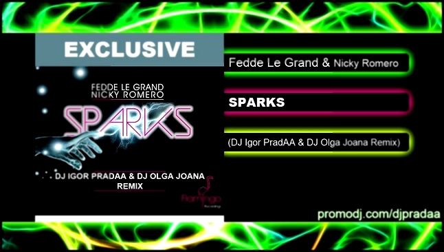 Видеоклип Fedde Le Grand & Nicky Romero - Sparks (DJ Igor PradAA & DJ Olga Joana Remix)