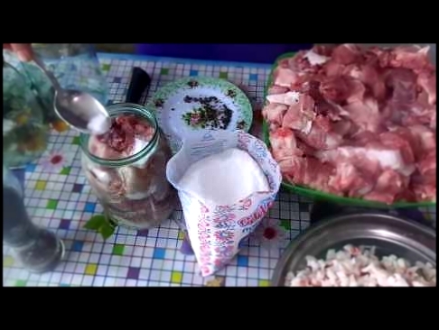 Простой рецепт приготовления тушенки из свинины в собственном соку 