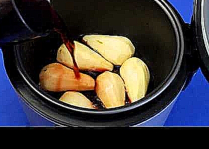 Рецепт приготовления груш в гранатовом соке в мультиварке VITEK VT-4216 CM 