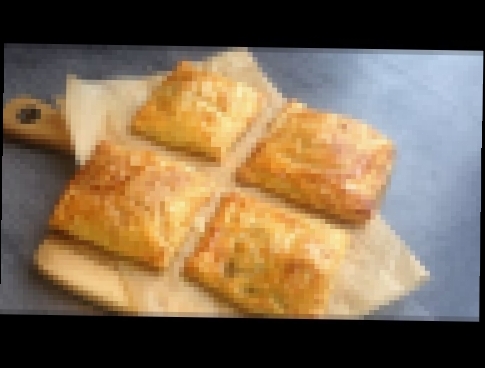 Рецепт Вкусные слоеные пирожки с мясом 