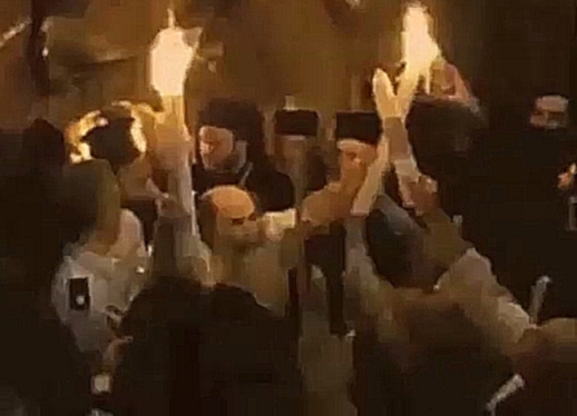 Видеоклип Архимандрит Гевонд Оганесян  снял видео доказательство горящей лампады в Храме Гроба Господня