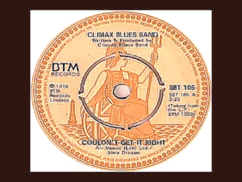 Видеоклип Climax Blues Band - Couldn't Get It Right (1977)