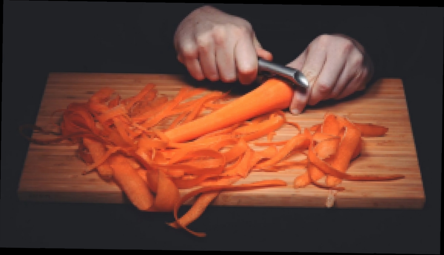 Чистка моркови наоборот 