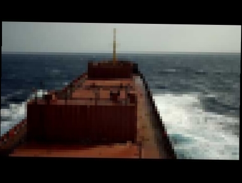 Видеоклип Light pitching in Mediterranean sea / Лёгкая качка в Средиземном море.