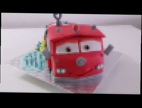 Как сделать торт Пожарная машинка" из мф "Тачки"/3D cake "Cars"/ Red 